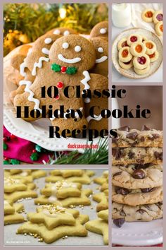 holiday cookie recipes Popular Christmas Cookies, Neiman Marcus Cookies, Jam Thumbprint Cookies, Best Holiday Cookies, Classic Cookies Recipes, Making Cookies, Snowball Cookies, Spritz Cookies, Classic Recipes