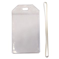 2-3/4" x 4-1/8" Clear Plastic Slip In Pocket Luggage Tag & Worm Loop Made from 7.5 mil Vinyl - Clear on Both Sides Comes with Plastic Worm Loop For Attaching to Luggage Fits Standard & Oversize Business Cards up to 2-11/16" x 4-1/16" Great for use with Business Cards, QuickStitch Embroidery Paper, Crafts, Photos, Paper & more. No laminating machine or heat required Makes a great storage pouch for embroidery needles Inserts Not Included Rectangular Luggage Tag With Id Window For Personal Use, White Rectangular Badge Holders For Everyday Use, White Rectangular Badge Holder For Personal Use, Acrylic Luggage Tags, Embroidery Paper, Laminating Machine, Plastic Worms, Vinyl Plastic, Vinyl Bag