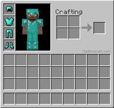 an image of a minecraft character with the words crafting on it