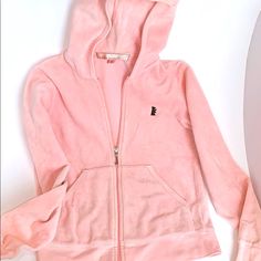 Juicy Couture Girl’s Hoodie Velour Girls Couture, Velour Hoodie, Peach Color, Pink Peach, Pink Hoodie, Orange Pink, Shirts & Tops, Color Orange, Juicy Couture