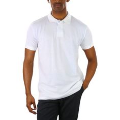 ToBeInStyle prides itself in providing top quality clothing to its customers. We sell simple, yet elegant tops, bottoms, coats, and more that are made to last, while delivering fashionable, affordable, and comfortable apparel. Stock up on these great Men's Polo Shirts, and you'll be in complete comfort, day or night. These styles were designed so that they can be worn for both athletics and casual, and not look out of place. It's perfect for yard work, hiking, lifting, or being paired with jeans Affordable Classic Cotton Polo Shirt, Father's Day White Relaxed Fit T-shirt, White 4-way Stretch Polo Shirt, Pocket Tee, Mens Polo Shirts, White Outfits, Shorts With Pockets, Quality Clothing, Stretch Cotton