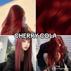 Types Of Red Hair Dye, Light Wine Red Hair, Black Hair Men, Dark Red Hair Color Ideas, Blackberry Hair Colour, Crimson Red Hair, Wine Hair, Cherry Hair