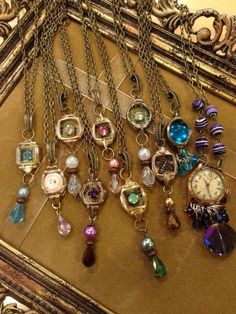 Antique Style Jewelry, Old Jewelry Crafts, Boho Jewelry Diy, Upcycled Vintage Jewelry, Vintage Jewelry Crafts, Vintage Repurposed