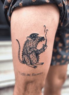 Weird American Traditional Tattoo, Rat Tattoo Traditional, Shadow Tattoo, Mouse Tattoos, Ancient Tattoo, Skull Art Drawing