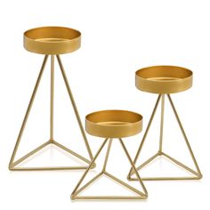 PRICES MAY VARY. This simple and luxury gold matte plate candle holders are suitable for any table or
 
 dining room decoration , and also a perfect gift for housewarming
 
 Simple gold matte finish
 Anti-rust, made of high quality iron
 Fit for pillar candles dia within 2"
 Perfect for wedding birthday thanksgiving Christmas candlelight dinner
 Candles are not included Athena Candle Holder, Gold Candle Holder Christmas, Matte Plates, Candle Pedestal, Gold Candle Holders, Iron Plate, Candle Plate, Candle Light Dinner, Garden Candles