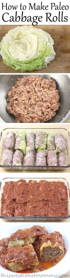 how to make palen cabbage rolls in the oven and then rolled up with meat