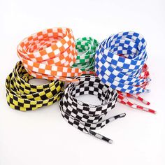 110cm 1pair Shoelace Fashion Sneaker Shoe Lace Colors Checkered Grid Flat Shoelaces Shoestring Plaid Shoes, Color Checker, Shiny Shoes, Lace Accessories, Vans Style, Shoe Tags, Lacing Sneakers, Shoe Lace Patterns, Shoe Lace