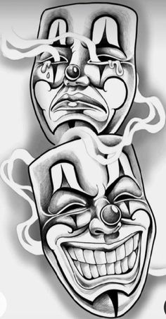 Tato Joker, Cholo Tattoo, Chicanas Tattoo, Latest Tattoo Design, Card Tattoo Designs, Gangsta Tattoos, Clown Tattoo