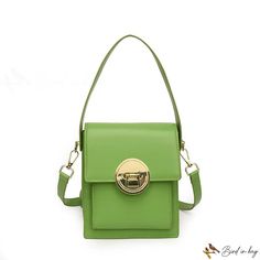 Bird in Bag - New design cell phone bag fashion simple small square bag mini shoulder bag Trendy Portable Square Shoulder Bag, Green Rectangular Phone Bag With Detachable Strap, Trendy Solid Color Portable Phone Bag, Green Rectangular Phone Bag For Daily Use, Solid Color Mobile Phone Crossbody Box Bag, Solid Color Crossbody Box Bag For Mobile Phone, Crossbody Box Bag For Mobile Phones, Green Square Shoulder Bag With Cell Phone Pocket, Chic Green Rectangular Phone Bag