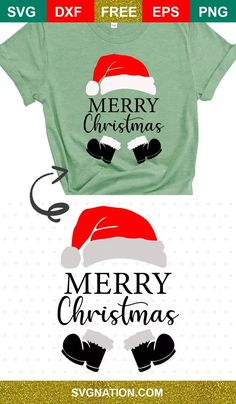 Merry Christmas SVG ? Free Christmas SVG Cut Files Svg Free Christmas, Christmas Svg Free, Free Christmas Svg, Projets Cricut, Christmas Tshirt, Christmas Card Crafts, Santa Shirts