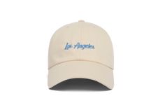 DAD HAT CURVED VISOR 100% COTTON TWILL COLOR : BONE / TROPICAL BLUE Hood Hat, Color Bone, Tropical Blue, Dad Hat, Cotton Twill Fabric, Baseball Caps, Cotton Weaving, Made In The Usa, Dad Hats