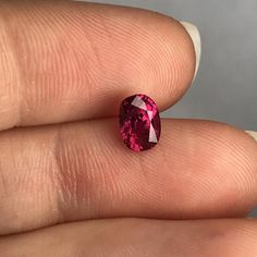 Tested by Gemologist: Natural Ruby Measurements: 6.6 x 4.7 mm, 3.8 mm deep Weight: 1.07 CaratsCut: Oval Color: Medium Dark Vivid RedClarity: SI1Treatments: Most Likely Heated onlyCondition: Some very light facet wear. Beautiful stone. Has an internal flaw off to one side that is hard to notice giving the stone a fairly clean appearance.   I offer a 14 day money back guarantee.If you ever need pictures of different gems in my shop side by side for comparison of color, size, or cut, please feel fr Faceted Gems, July Birthstone, Cut Loose, Natural Blue Sapphire, Natural Ruby, 1 Carat, Deep Red, Oval Cut, Blue Sapphire