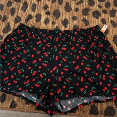 Super Cute Pj Shorts!! Nice And Comfy Material. Cute Pj Shorts, Pj Shorts, Women's Intimates, Black Red, Pajamas, Black And Red, Super Cute, Red, Women Shopping