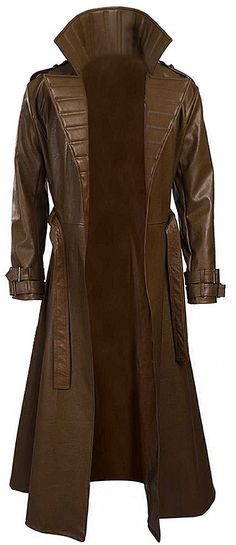 PRICES MAY VARY. Lapel Collar Viscose Inner Lining Belted Waist & Cuffs Please check our size chart in the images 30 Days return and refund policy ✔ Make sure you check our size chart at the end of the images section and place your order according to it. 

  Mens Superhero Halloween Cosplay Costume Brown Coat  
 This brown superhero coat is available in 2 material choice real leather and faux leather best for cosplay, costume and can be used as an everyday jacket as well. 

  Product Features: Long Pirate Coat, Aragorn Cosplay, Spiked Leather Jacket, Striped Leather Jacket, Lapel Collar Coat, Leather Jacket Zipper, Aviator Leather Jacket, Superhero Halloween, Long Coat Men