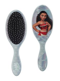 Wet Brush Original Detangling Brush, Moana (Disney 100) - Detangler Brush with Soft & Flexible Bristles - Detangling Brush for Curly Hair - Tangle-Free... Brush For Curly Hair, Detangler Brush, Moana Disney, Disney 100, Detangling Brush, Disney Moana, Wet Brush, Happy Hair, Free Brush