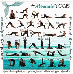 the mermaid yoga poses are very easy to do and can be used in many ways