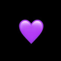 a purple heart on a black background with no image in the frame to describe it