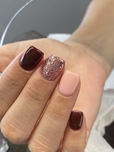 Bood Up, Sns Nails Colors, Unghie Sfumate, Fall Gel Nails, Look Summer, Cute Gel Nails, Polish Ideas, Short Acrylic Nails Designs