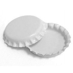 two white paper plates sitting on top of each other