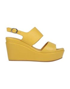 Leather No appliqués Solid color Buckle fastening Round toeline Wedge heel Covered wedge Leather lining Rubber sole Contains non-textile parts of animal origin Women's Sandals, Wedge Heels, Soft Leather, Clothing And Shoes, Rubber Sole, Womens Sandals, Shoes Sandals, Heel Height, Shoe Accessories