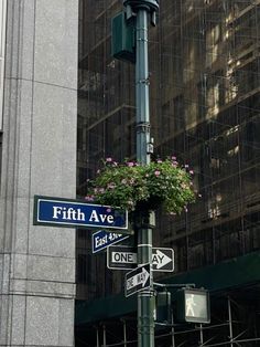 the street signs are clearly visible for everyone to see on this pole in the city