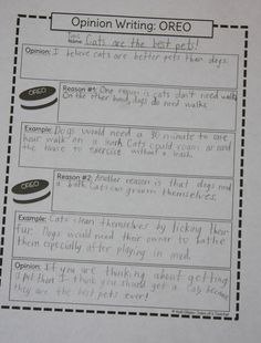 the writing process for opinion writing is shown in black and white letters on a piece of paper