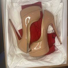 Brand New!! Never Worn!! Original Box Included Louboutin Shoes, Christian Louboutin Shoes, Shoes Women Heels, Trendy Outfits, Stiletto Heels, Christian Louboutin, Original Box, Shoes Heels, High Heels