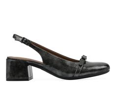 Step into refined chic with the Later slingback heel from White Mountain Shoes. The slender strap elegantly cradles the heel while the adjustable buckle makes for a secure yet stylish fit. The upper is detailed with a cap toe and mini buckle to dress up any look. Whether it's a day at the office or an evening soiree the Later is a perfect fit! PU Faux Leather upper, Slingback strap with adjustable buckle closure,2\ block heel, Round Cap toe, Synthetic lined padded footbed, Synthetic outsole | Wo Silver Leather Slingback Pumps For Evening, Silver Ankle Strap Slingback Pumps For Formal Occasions, Chic Metallic Slingback Pumps For Evening, Metallic Slingback Pumps For Formal Occasions, Chic Metallic Slingback Pumps For Formal Occasions, Elegant Metallic Slingback Pumps With Pointed Toe, Elegant Metallic Heels With Buckle Closure, Silver Slingback Pumps With Heel Strap For Evening, Silver Slingback Pumps With Heel Strap For Formal Occasions