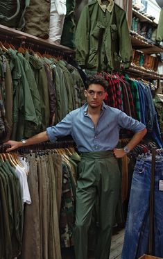 Military Surplus, Vintage Clothing Men, Men Fashion Casual Outfits, Mode Inspiration, Mens Streetwear, Mens Street Style