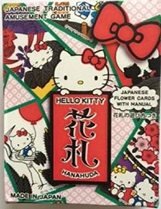 an image of hello kitty playing cards