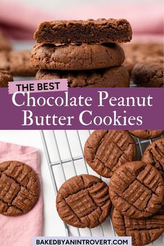 the best chocolate peanut butter cookies