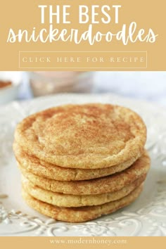 The best snickerdoodle cookie recipe Chewy Snickerdoodle Cookies, Peanut Butter Cookies With Chocolate, Chewy Sugar Cookie