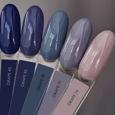 Different Nail Color Ideas, Unique Nail Color Ideas, Nails Only One Color, Nails Inspiration One Color, Gel Nails One Color, One Colored Nails, Dark Winter Nail Colors, Simple One Color Nails, Nails One Color Simple