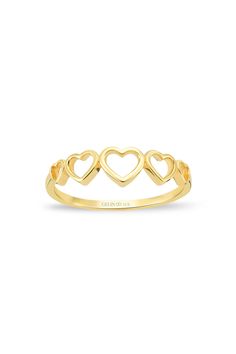 Add an energic look to your style with this open heart band ring made in 14k yellow gold. Make a statement with its shiny and unique style! The ring can be used as stackable rings, knuckle rings, thumb rings, midi rings, etc. ‣ 2 Years Warranty ‣ Free Express International Shipping ‣ Free returns within 30 days from the order date Features * Made to Order. * Material: Solid Gold (real solid gold, no gold-filled or no gold plated material) * Gold KT: 14K * Choice of Gold Color: Yellow Gold, Rose Yellow Gold Stackable Heart Cut Rings For Promise, 14k Gold Round Band Jewelry For Valentine's Day, Heart-shaped 14k Gold Stackable Promise Rings, 14k Yellow Gold Heart Cut Stackable Rings, Gold 14k Heart-shaped Stackable Rings, Gold Heart-shaped Stackable Rings, 14k Gold Heart Shaped Stackable Rings, Yellow Gold Stackable Heart Cut Rings For Valentine's Day, Yellow Gold Heart Cut Stackable Rings For Valentine's Day