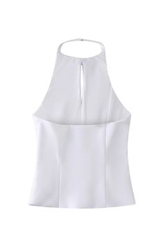 Goodnight Macaroon 'Irene' Halter Neck Sleeveless Top Halter Neck Sleeveless Zipper Closure Measurements: XS - Bust 76cm, Length 51cm S - Bust 80cm, Length 52cm M - Bust 84cm, Length 53cm L - Bust 88cm, Length 54cm Machine cold and gentle cycle or hand wash cold Lay flat to dry Do not tumble dry Do not iron If you are unsure or need assistance selecting the proper size or color, please contact our Customer Services team and they'll be more than happy to help. Stretch Sleeveless Halter Top For Summer, Stretch Halter Top For Summer, Spring Tank Halter Top Vest, Stretch Sleeveless Blouse Halter Top For Summer, White Sleeveless Tank Top For Night Out, Chic Stretch Halter Top Sleeveless, Stretch Sleeveless Summer Halter Blouse, White Sleeveless Halter Top For Night Out, Chic Stretch Halter Top