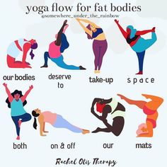 Plus Size Yoga Drawing, Yoga For Plus Size Women, Plus Size Yoga Poses, Yoga For Plus Size Beginners, Body Positive Yoga, Yoga Plus Size, Somatic Yoga, Beginner Fitness, Fat Yoga