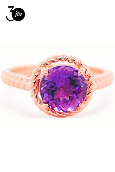 Amethyst  0.50 Ctw Oval Shape 18K Rose Gold Over Sterling Silver 6x4mm Oval 0.50 Ctw Women's Ring Jewelry Ring Jewelry, 18k Rose Gold, Oval Shape, Sterling Silver Ring, Women Rings, Silver Ring, Sterling Silver Rings, 18k Gold, Jewelry Rings