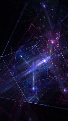 an abstract background with bright lights and stars