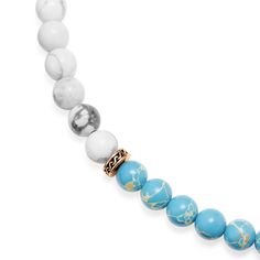 * Unique natural stones
 * Surgical-grade stainless steel
 * Complementary design Complementary Design, Imperial Jasper, White Turquoise, Box Chain, Necklace Set, Turquoise Necklace, Natural Stones, Gold Tones, Beaded Necklace