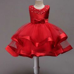 Nwt I Purchased It For My Little Girl And She Never Got A Chance To Wear It. Perfect And Very Red Ball Gown Dress For Dress-up Occasions, Elegant Christmas Tutu Dress In Tulle, Elegant Christmas Tulle Tutu Dress, Elegant Tulle Holiday Dress For Festive Occasions, Elegant Sleeveless Tutu Dress For Festive Occasions, Holiday Tulle Dress With Ruffles, Elegant Sleeveless Princess Dress For Festive Occasions, Elegant Festive Tulle Princess Dress, Elegant Festive Tulle Dress