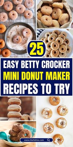 the 25 easy betty crocker mini donut maker recipes to try in this post