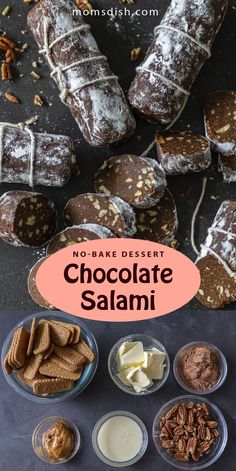 no bake dessert chocolate salami