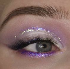 Purple Makeup, Ethereal Makeup, Purple And Silver