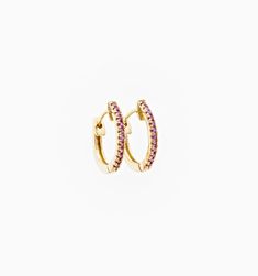 Made to wear your way. A classic and timeless earring style studded with gorgeous rubies. You can show these off at any event or wear as part of your everyday ensemble. We love that they can feel elegant and luxe but also be dressed down for a casual date night. Easy to wear and even harder to take off! Gold Hoops Earrings, Gold Hoop Earring, Casual Date Night, Hoops Earrings, Casual Date, Classic Gold, Gold Hoops, Gold Hoop, Gold Hoop Earrings