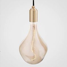 a light bulb that is hanging from the ceiling