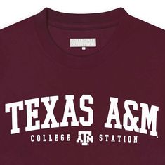 "Keep your little aggies looking fresh with this classic t-shirt design! The front of this maroon shirt features ""Texas A&M"" across the front in a big bold white font while the back displays a big block ATM!Brand: Collegiate Outfitters100% CottonMachine Wash Cold/ Tumble Dry " Fall Fan Apparel T-shirt With Logo Print, Collegiate T-shirt With University Logo For Game Day, Crew Neck T-shirt With University Logo For Fall, Fall Varsity T-shirt With Logo Print, Fall Team Spirit T-shirt With Logo Print, College Logo Print T-shirt For Fall, Collegiate Fan Merchandise T-shirt For Fall, Collegiate Fall Fan Merchandise T-shirt, Game Day Logo Print T-shirt For Fall