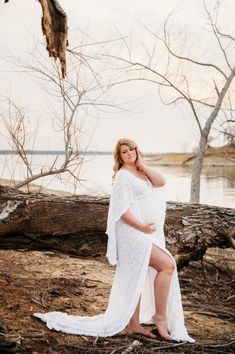 Cora DRESS in White - Unlined Lace Suggested pre-pregnancy size: 4-14 White Lace Maternity Gown, White Flowy Maxi Dress For Maternity, White Maternity Gown For Spring, White Lace Maternity Maxi Dress, Spring White Maternity Gown, Maternity Photoshoot Dress, White Lace Gown, Boho Gown, Maternity Gown