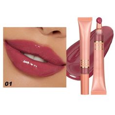 1pc Liquid Gloss Gloss Brush Head Lip Gloss Moisturizing Lip glaze lipstick for everyday makeup 10ml Material: liquid Color: as the picture shows, (Due to the difference between different monitors, the picture may have slight color difference. please make sure you do not mind before ordering, Thank you!) Package weight: 22.1g Package size: 13.2x2.8x2.3cm,(Please allow 1-3mm error due to manual measurement. please make sure you do not mind before ordering.) Water Lip Stain Face Plumper Cute Lip G Lipstick Guide, Light Lip Gloss, Lipstick Ingredients, Girls Lip Gloss, Vegan Lip Gloss, Natural Lip Gloss, Tinted Lip Gloss, Flavored Lip Gloss, Shiny Lips