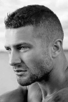 Oval Face Men, Buzz Haircut, Military Haircut, Buzz Cut Hairstyles, Men's Short Hair, Men Haircut Styles, Mens Haircuts Fade, Corte De Cabelo Masculino, Mens Haircuts Short