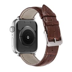 PRICES MAY VARY. 【Compatible with all Apple Watch Models】-This genuine leather strap is compatible with the full series of Apple Watches, including Series 9 8, 7, 6, SE, 5, 4, 3, 2, 1 and Ultra 2 1. It can be easily attached to your Apple Watch and provides a secure fit, ensuring that it stays in place during your daily activities. NOTE: Just watch band, No Apple Watch included. 【High Quality Calfskin】-Crafted from high-quality Italian cowhide calfskin, this leather strap is durable, soft, and s Apple Watches, Apple Watch Models, 38mm Apple Watch Band, Brown Silver, Wristbands, Apple Watch Band, Daily Activities, Apple Watch Bands, Watch Band